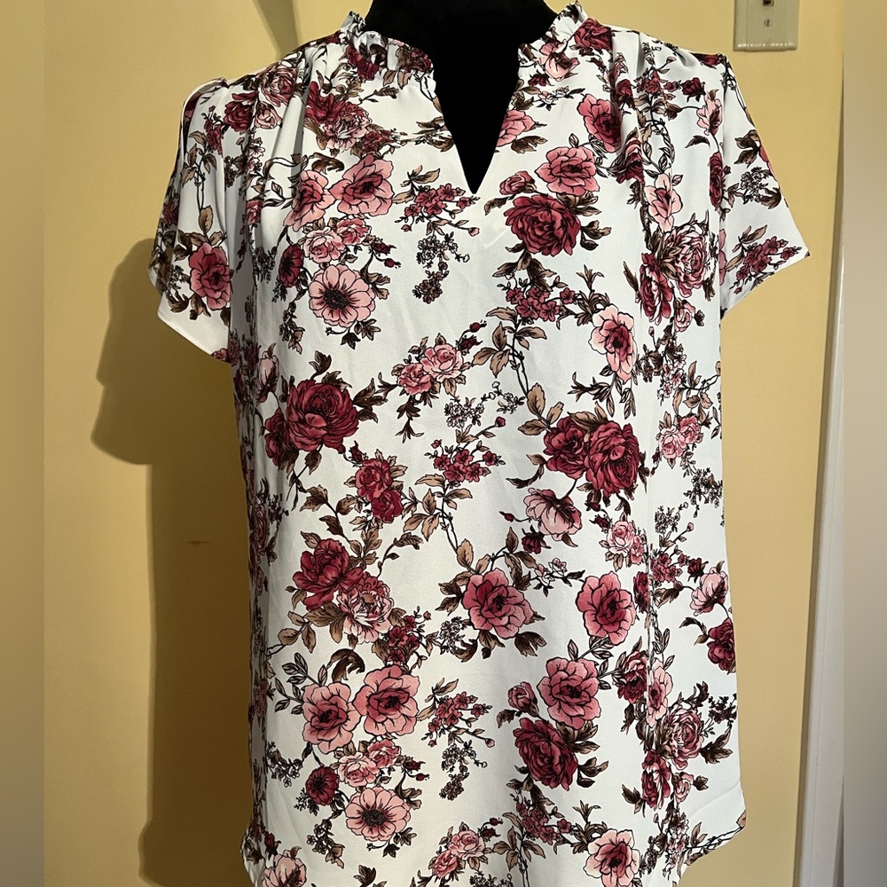 Women’s floral blouse